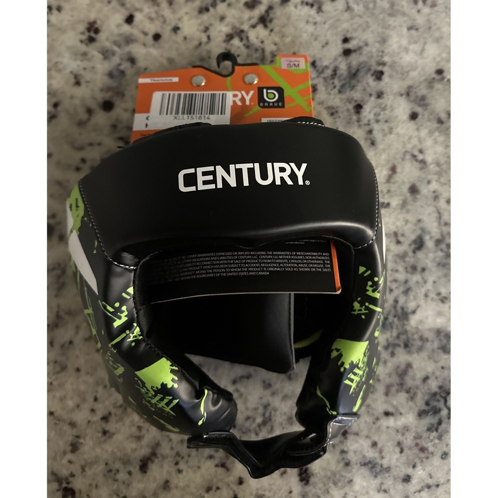 New Boxing MMA Karate Headgear CENTURY Brave Open Face Youth S/M